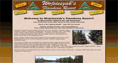 Desktop Screenshot of flambeauresort.com